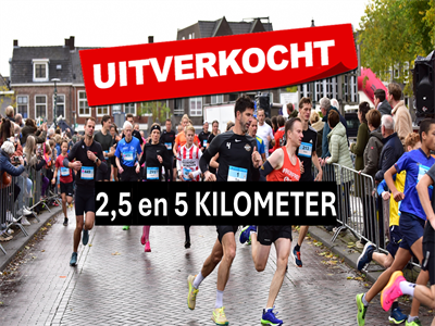 2,5 en 5 kilometer zijn UITVERKOCHT